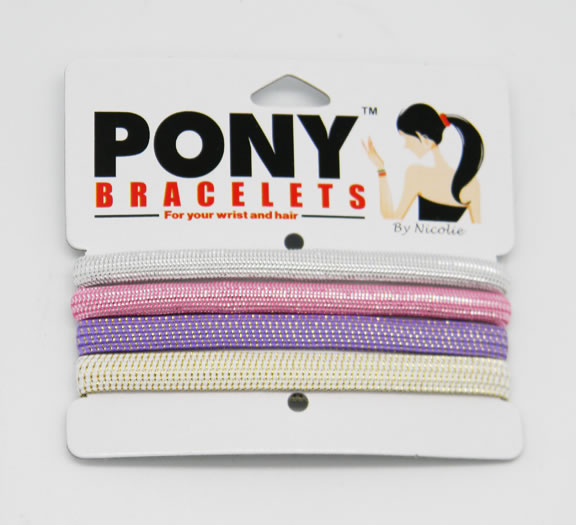 Pony Bracelet Light Metallics